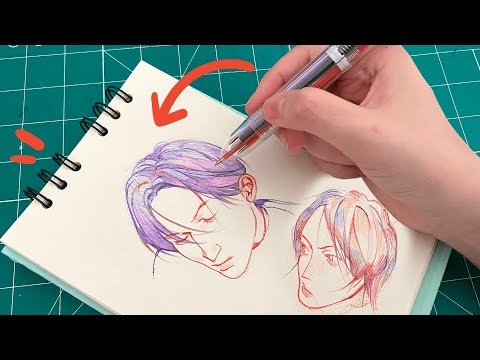 Asi Dibujo con PLUMA DE COLORES 🗣️