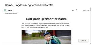 Om grensesetting