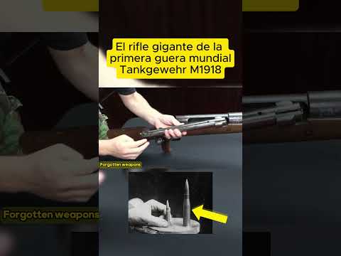 El rifle gigante de la primera guerra mundial #armas #airsoft #guerra #curiosidades #militar
