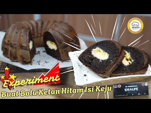 EXPERIMENT BIKIN BOLU KETAN HITAM ISI KEJU