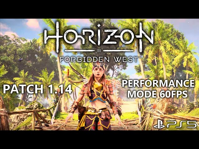 Horizon Forbidden West with Patch 1.14 (Performance Mode 60fps)