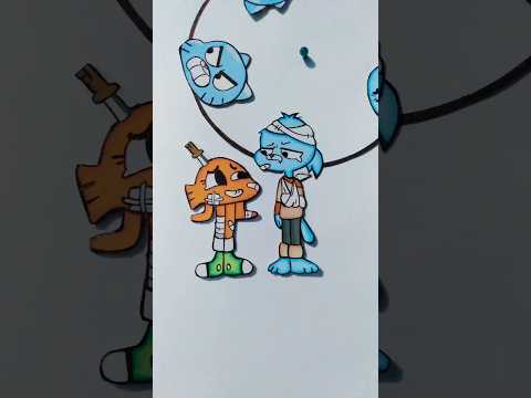 Gumball X Darwin ✨ Not my problem | Guess the real face of Gumball ❗🤭🤔