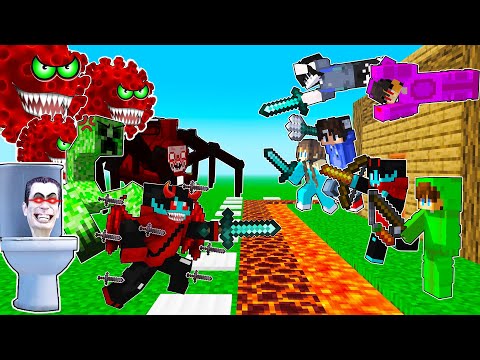 Best of Minecraft - MONSTERS vs Most Security House (Tagalog)
