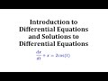 Understanding Differential Equations Concepts