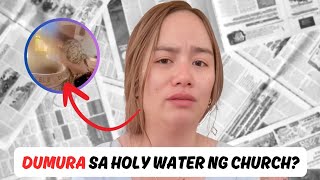 Vlogger, dumura sa holy water ng simbahan