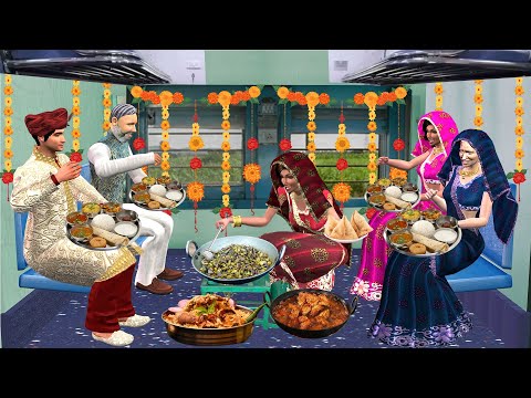 Train Me Sasural Wife Cooking Food in Train Yatra Hindi Kahani Hindi Moral Stories New Comedy Video