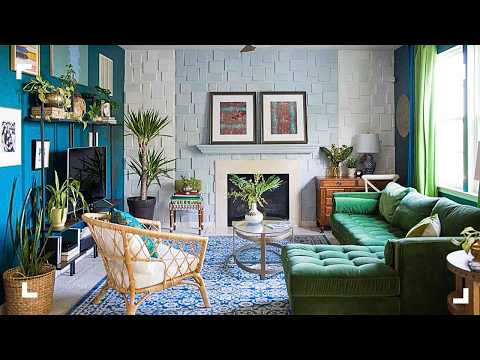 10 Vibrant living room