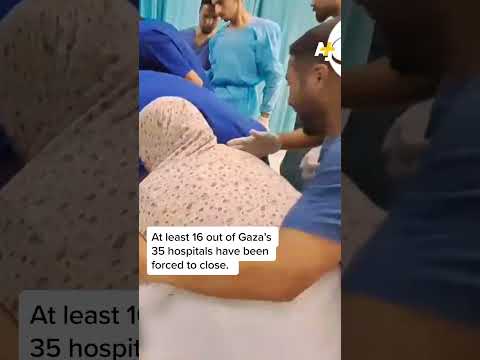 This doctor in Gaza screamed when she recognized her child on a stretcher #gaza #palestine #israel