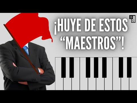 Red Flags de los profesores de piano