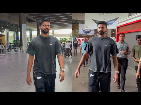 Shreyas Iyer Spotted At Mumbai Airport