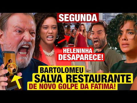 VALE TUDO: RESUMO SEGUNDA 14/07 BARTOLOMEU IMPEDE FÁTIMA de dar NOVO GOLPE NA RAQUEL QUE ESTÁ RICA!