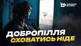 Ховаємось від дронів на розбитих вулицях Добропілля. Як росіяни випалюють ворота на Краматорськ