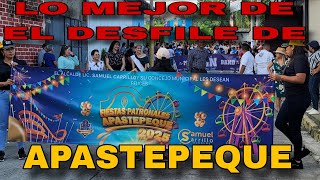 Desfile del correo de las fiestas patronales de apastepeque 2025