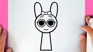 How to Draw Pinki - Incredibox Sprunki