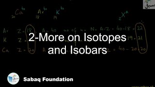 2-More on Isotopes and Isobars