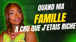 Quand ma famille a cru que j'étais riche.....a cause d'une interview