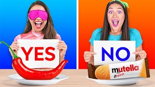 YES or NO CHALLENGE! ✅❌ Who Will Eat the Most Delicious Food? by BRAVO!