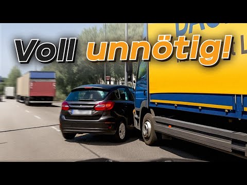Mama und Kind rennen vor Auto, LKW crasht in PKW & irre Transporter-Fahrer | #GERMAN #DASHCAM | #302