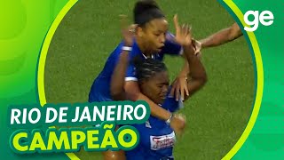 RIO DE JANEIRO É CAMPEÃO DA TAÇA DAS FAVELAS FEMININA 2024 | ge.globo