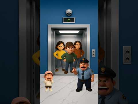 He Wasn’t Allowed in the Elevator… But Then THIS Shocking Twist Happened! #cartoon #animation #funny