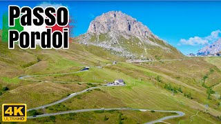 🇮🇹 PASSO PORDOI: scenic drive from Arabba to Canazei over the astonishing road #mountainroad