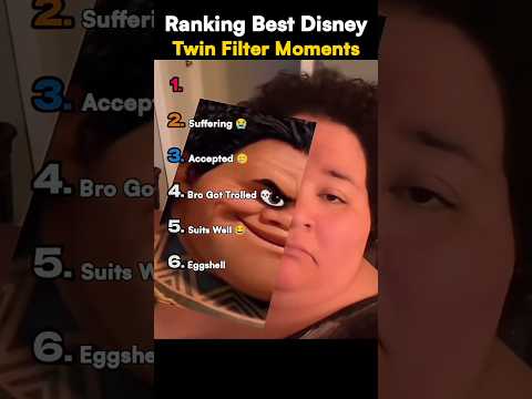 Ranking Best Disney Twin Filter Moments