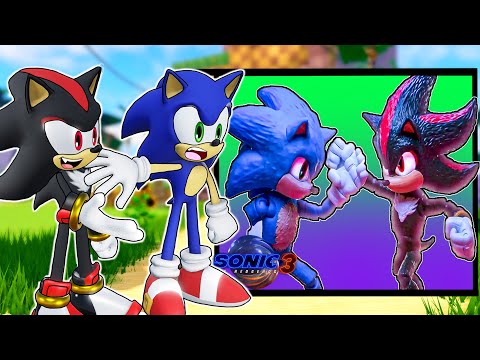 Sonic and Shadow REACT To Sonic Movie 3 BUT It's Stop-Motion!