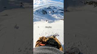 Snowboarding Down A Mountain 🏂