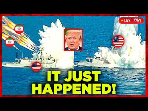 LIVE ON CAM: US WARSHIP 'HIT' Iran Video; Missiles, Drones 'POUND' US Navy As Hormuz EXPLODES?