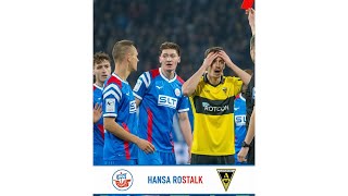 Gerechtes Remis nach desolater Schirileistung||Hansa Rostock- Alemania Aachen 2:2||HANSA ROSTALK🔵⚪🔴