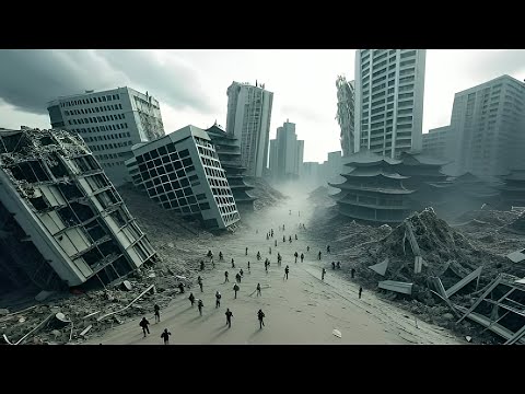 À l'instant, un puissant séisme secoue la Chine ! Des routes fissurées et des bâtiments endommagés