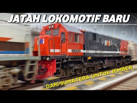 DAPAT JATAH LOKOMOTIF SPESIAL 🔴🔵 Dulu Dinas di Pulau Sumatera, Kini Jadi Penduduk Jember