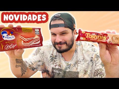 PROVANDO O WAFER RED VELVET da PANCO, O BISCOFF RECHEADO da TOSTINES e MAIS