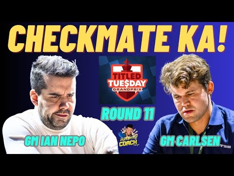 WALANG TAKAS SI MAGNUS! CHECKMATE INABOT! Carlsen vs Nepo! Titled Tuesday