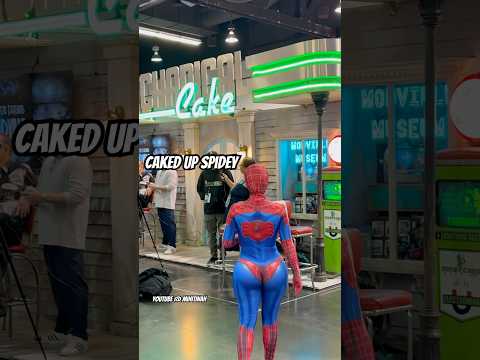 Spidey caked up #viralshort #spiderman #foryou