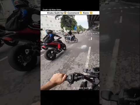 Bike 🏍️ Accident me 😑💔 Kiska Galti he || ktm duke 390 ka🥺 || Splendor ka🥺 || #comment