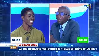 LE GRAND DUEL : La démocratie fonctionne-t-elle en Côte d’Ivoire ?