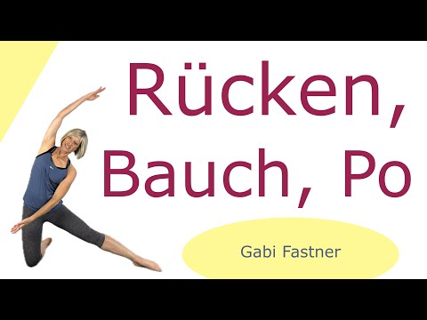 🌼 30 min. Mattentraining für Rücken, Bauch und Po | Workout ohne Geräte