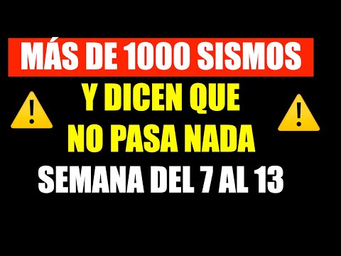 1000 SISMOS y DICEN QUE NO PASA NADA Del 7 al 13 Julio Urano en Géminis + Luna Llena = Sacudidas