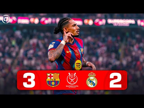 Barcellona-Real Madrid 3-2 | Highlights FINALE Supercoppa di Spagna 2026