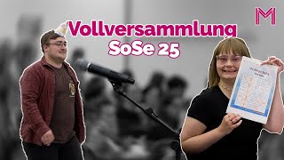 Jazzhands für die Demokratie || VV Sommersemester 2025 || moritz.tv -Universität Greifswald