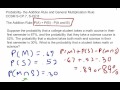 Probability Rules and Concepts