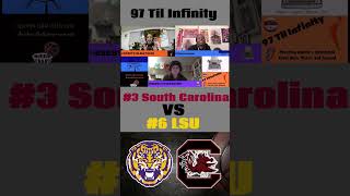 Who You Got? South Carolina vs LSU #ncaawbb #southcarolina #lsu #womensbasketball #97tilinfinity