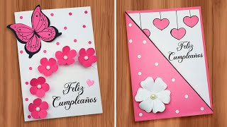 🌼Tarjetas de Cumpleaños hecho a mano | Beautiful Handmade Birthday card