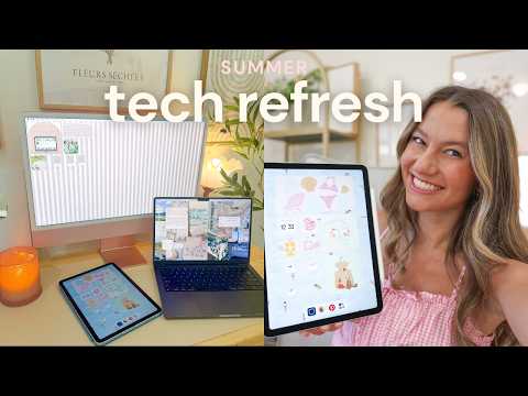 giving my Apple products a summer GLOW UP! *summer tech refresh*