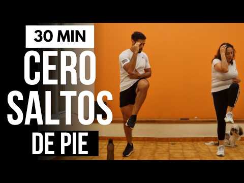 reduce abdomen y cintura 🔥 abdominales y cardio sin saltos TOTALMENTE de pie