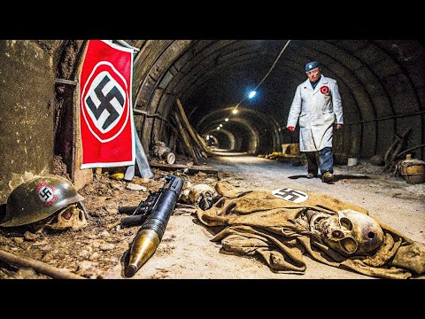 Mysterieus Verlaten Nazi tunnel Onder een Berg Schokt Historici