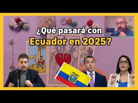 Predicciones 2025 para Ecuador: ¿Noboa ganará? ¿Luisa a la segunda vuelta? | Ft. Tarot Letra Sabia