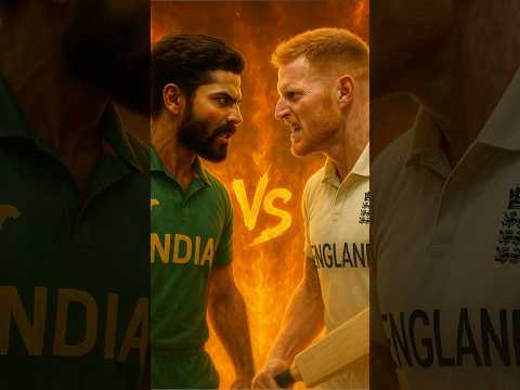 Jadeja v/s Ben stocks who is best. India v/s eng test match unforgettable moment. #shorts #cricket