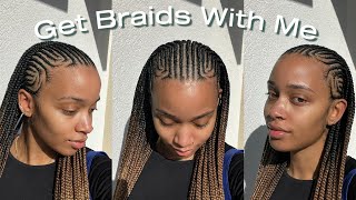 Non-Toxic Braiding Hair?! | My First Tribal Cornrow Style After Locs Ft. Latched and Hooked
